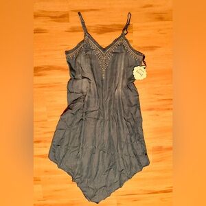 Sundress 👗looks like Demin feels so Soft!! NWT Large